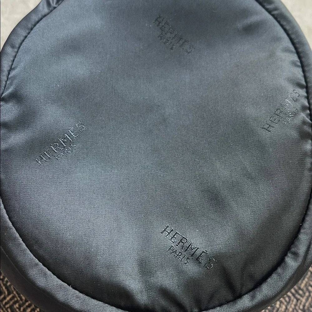 HERMES Bucket Hat in Herringbone Pattern